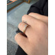ANILLO ORO Y CIRCONITA DOBLE CARRIL