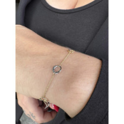 Pulsera Oro Combinado 18kt