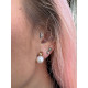 PENDIENTES ORO 18KT PERLA Y CIRCONITA