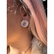 PENDIENTES PLATA Y PIEDRA FINA