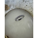 MEDIA ALIANZA ORO BLANCO 18KT Y DIAMANTES