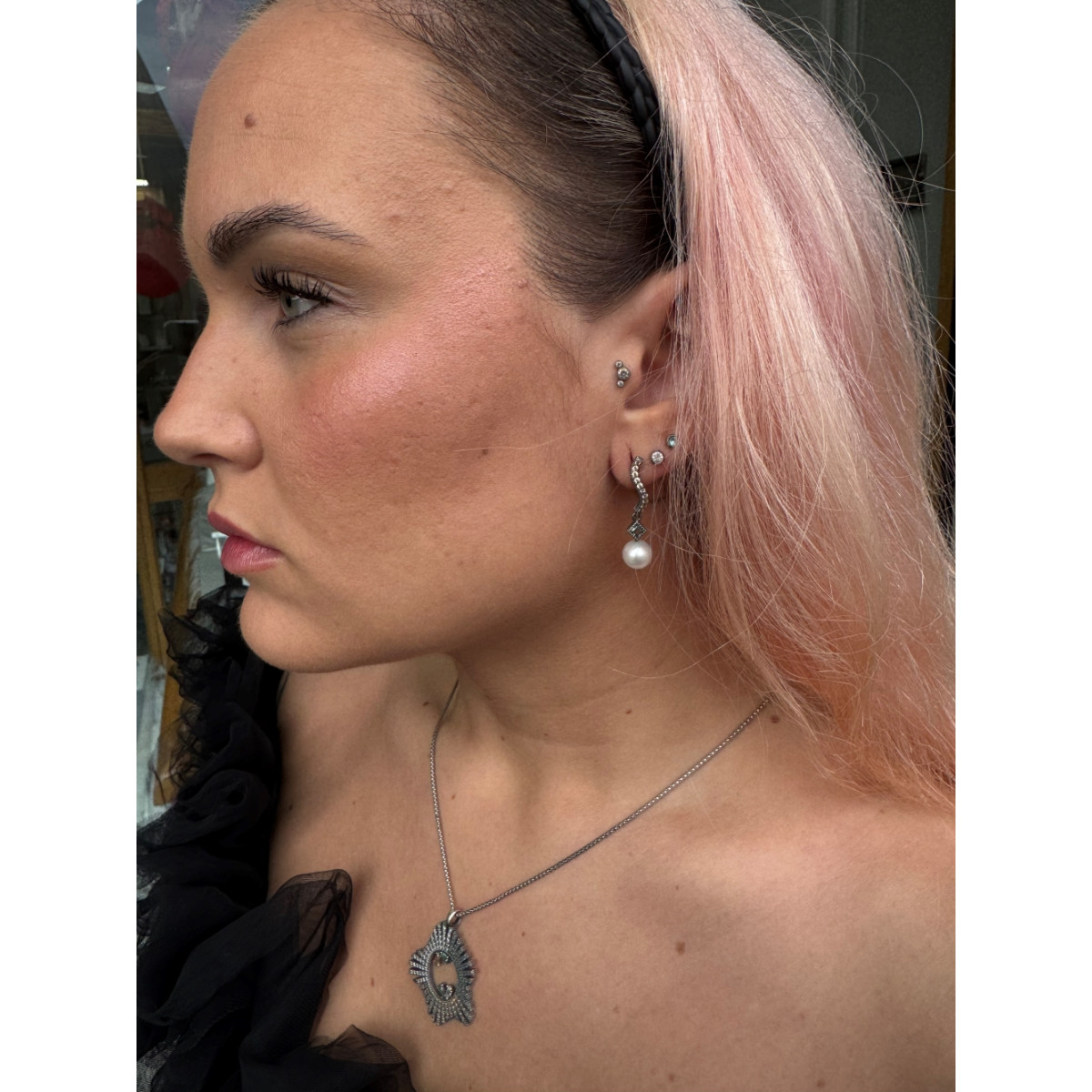 Pendientes Milos Perla Sunfield