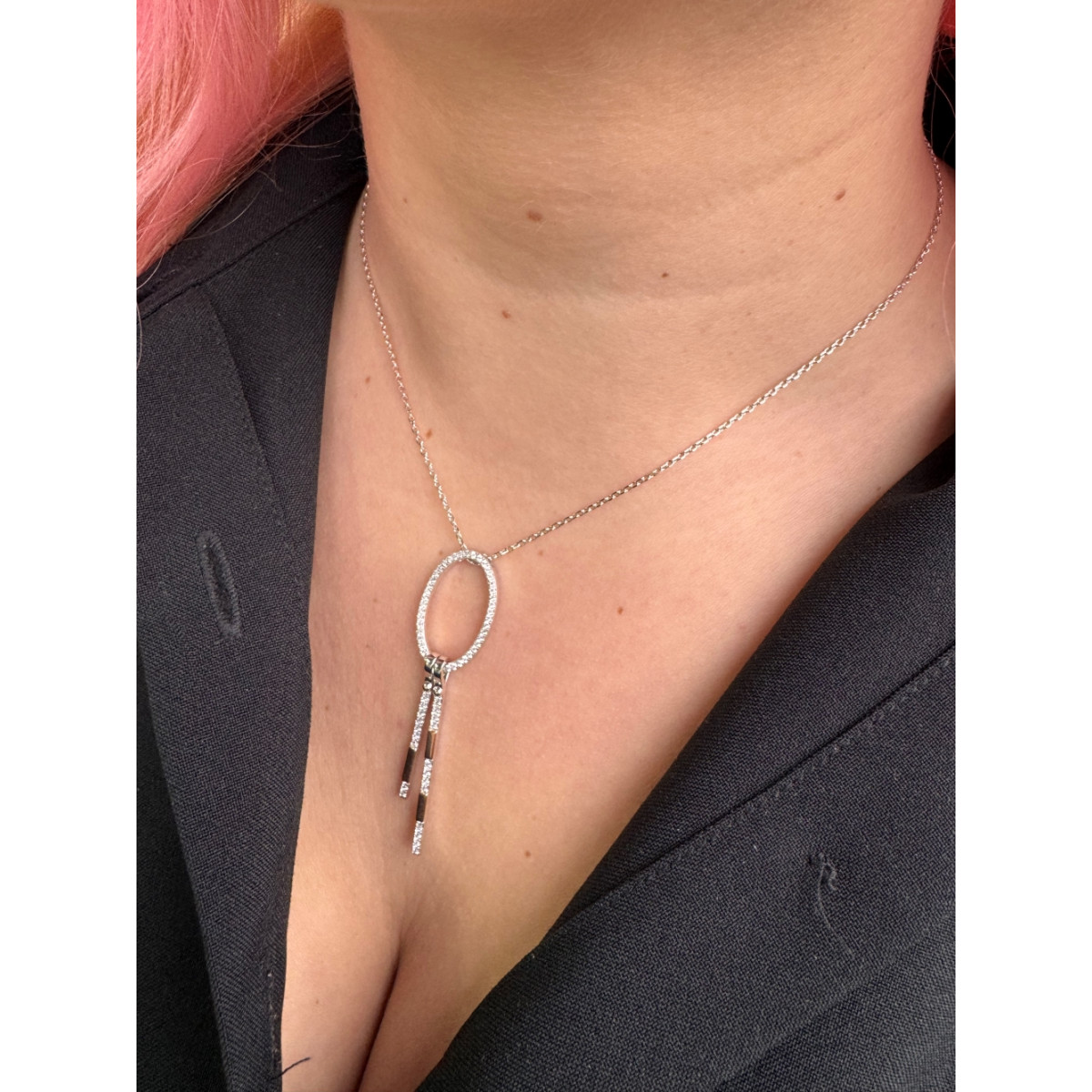 COLLAR ECLIPSE PLATA