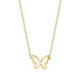 COLLAR MARIPOSA DORADO