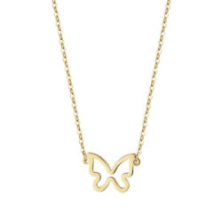 COLLAR MARIPOSA DORADO