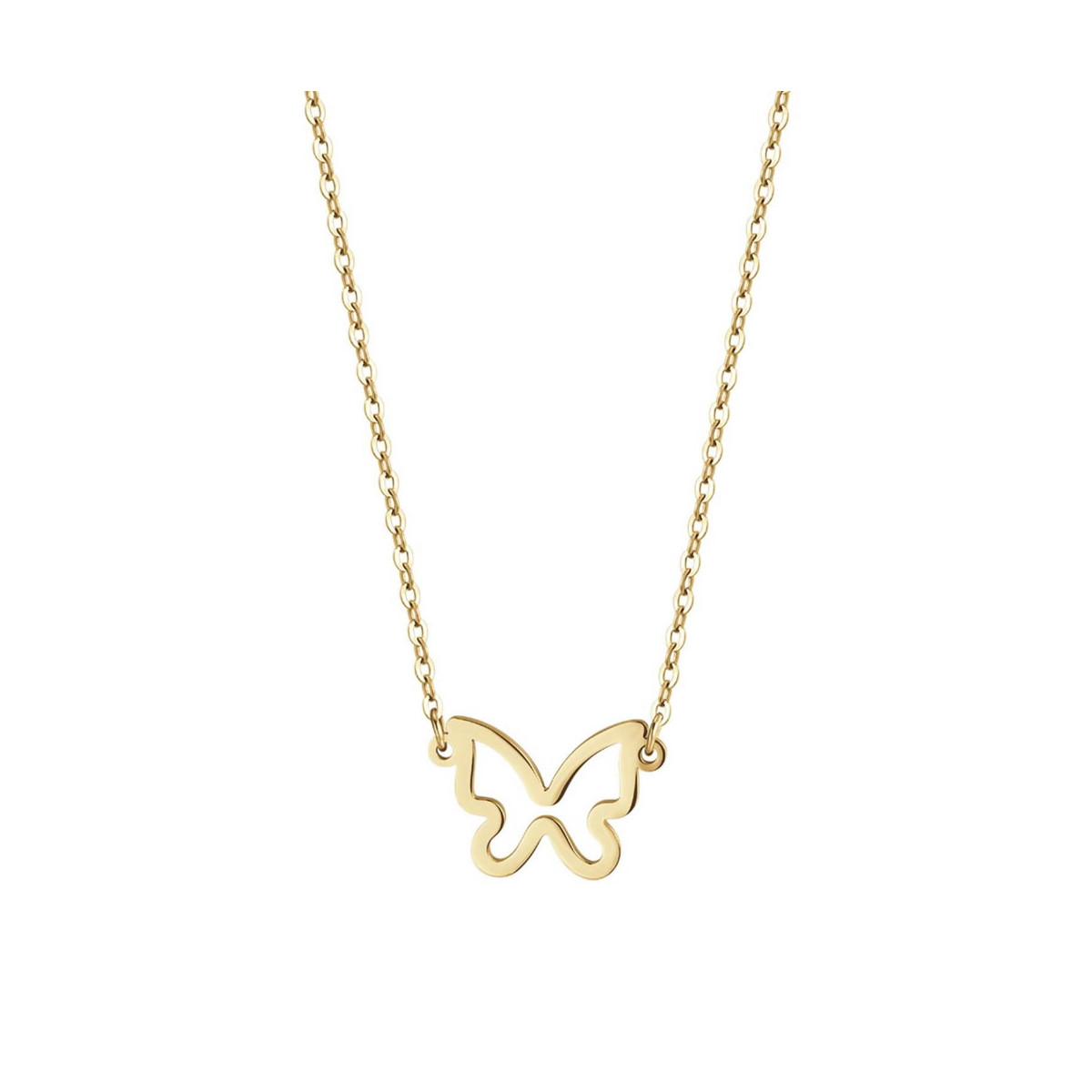 COLLAR MARIPOSA DORADO