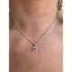 Collar Azura oro blanco