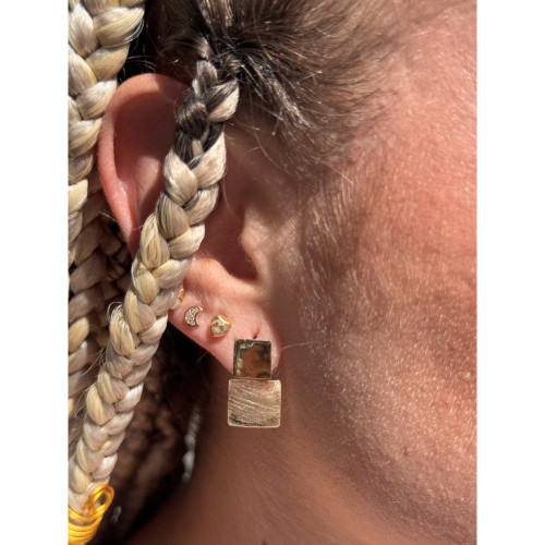Pendientes lúmina oro amarillo