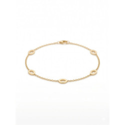 Pulsera Aros Minimal en oro amarillo de 9kt