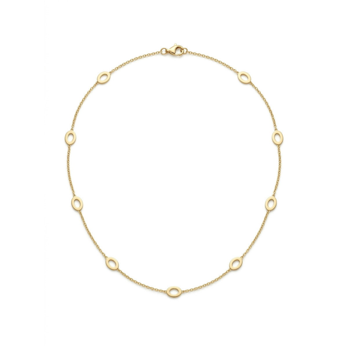 Gargantilla Aros Minimal en oro amarillo de 9kt