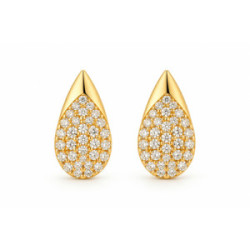 Pendientes Goutte Lumière 18K