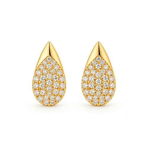 Pendientes Goutte Lumière 18K