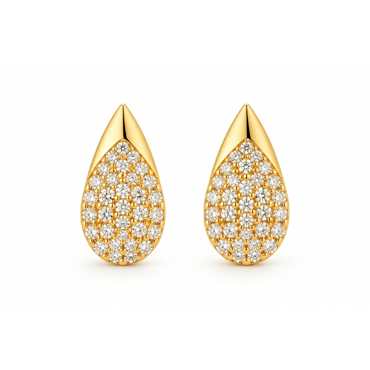 Pendientes Goutte Lumière 18K