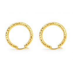 Pendientes Éclat Martelé 18K