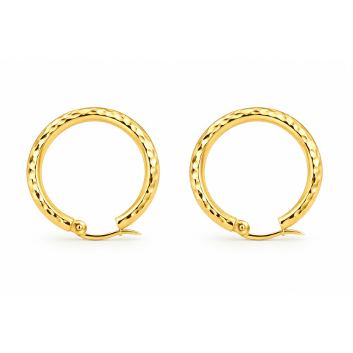 Pendientes Éclat Martelé 18K
