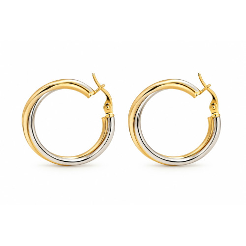 Pendientes Éclat Duo 18K