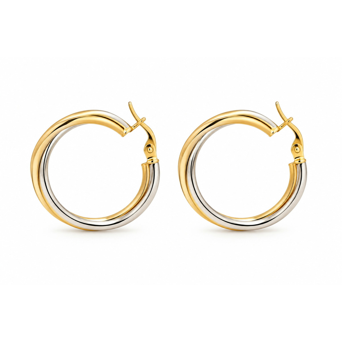 Pendientes Éclat Duo 18K