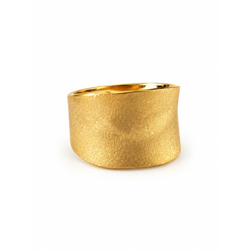 Anillo Aura Satinada 18K