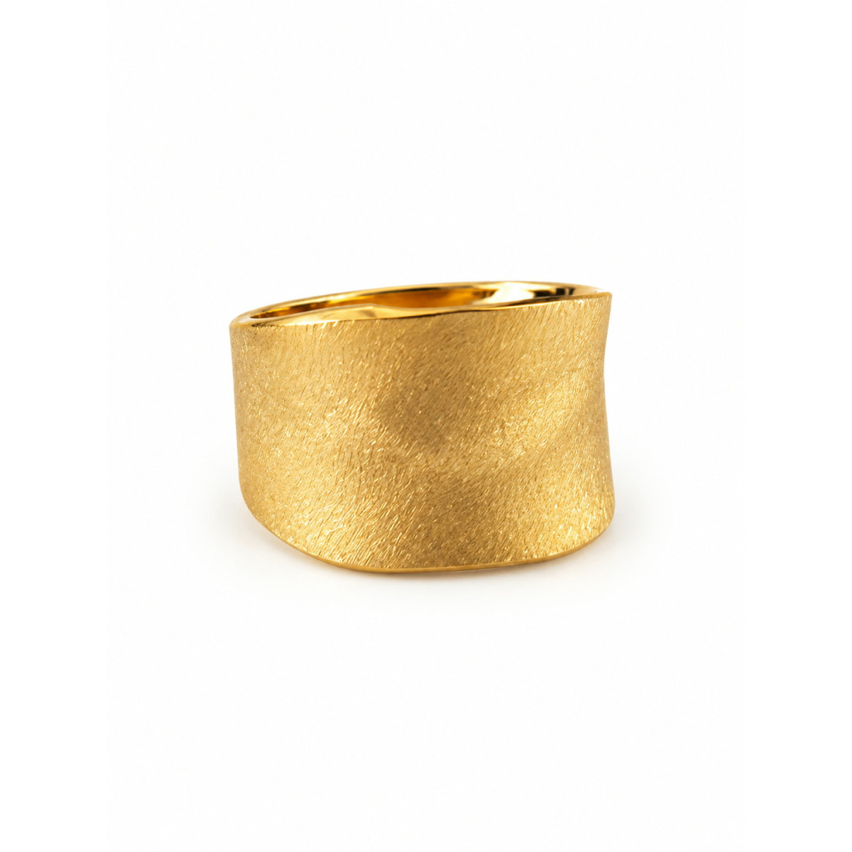 Anillo Aura Satinada 18K