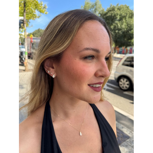 Pendientes Goutte Lumière 18K