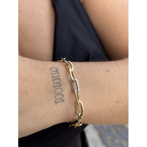 Pulsera Éclat Bicolor 18K