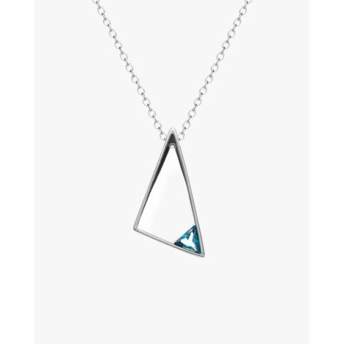 Collar prisma azul