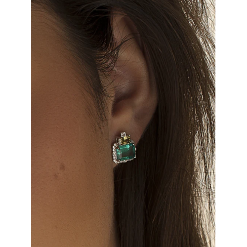 Pendientes Aurora Esmeralda