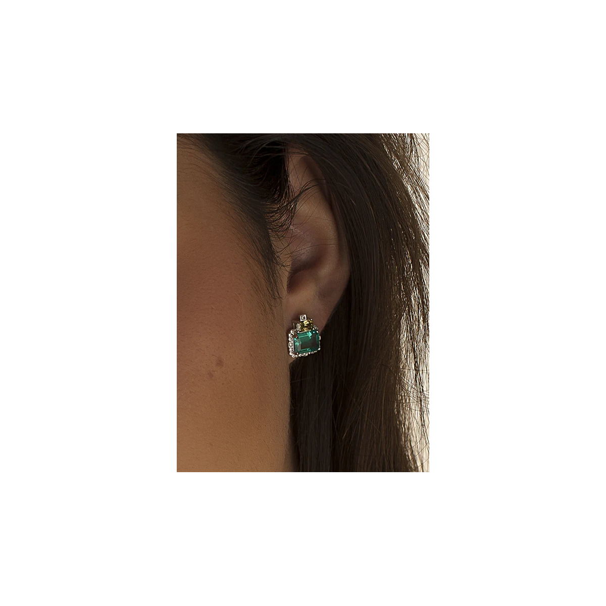 Pendientes Aurora Esmeralda