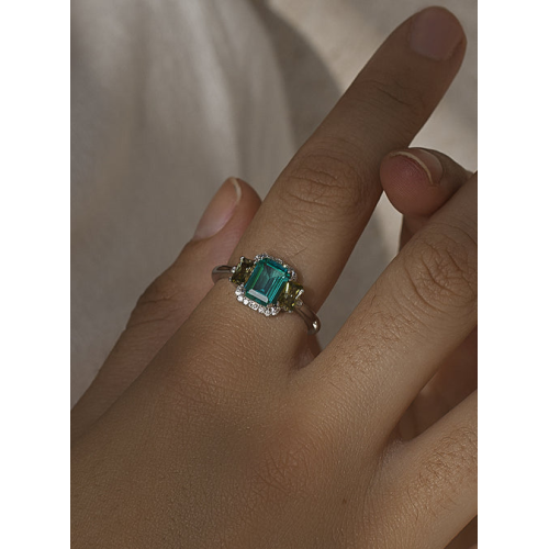 Anillo Aurora Esmeralda