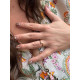 Anillo de Oro Amarillo de 18kt con Diamante Natural de 0,10 ct