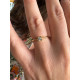 Anillo Solitario de Oro Amarillo 18kt con Diamante Natural de 0,17 ct