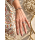 Anillo de Oro Blanco de 18kt con 11 Circonitas en Degradado y Garras Elevadas Anillo de Oro Blanco de 18kt con 11 Circonitas en Degradado y Garras Elevadas