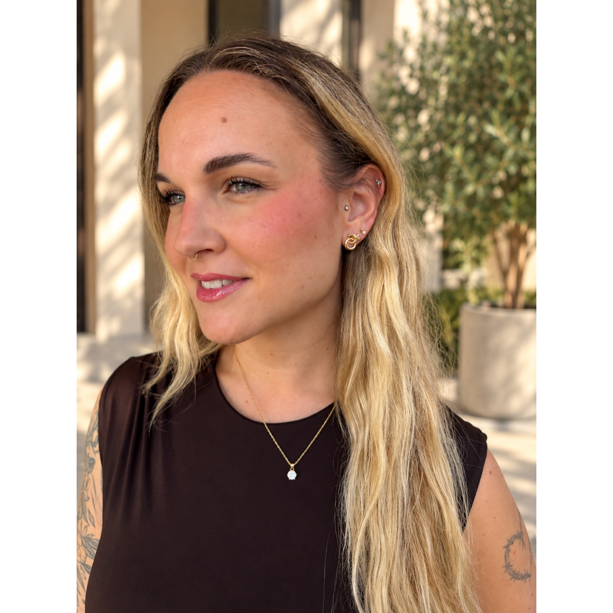 Pendientes ENLACE – Oro Amarillo 18kt