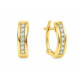 Pendientes DESTELLO – Oro Amarillo 18kt con 14 Circonitas Pendientes DESTELLO – Oro Amarillo 18kt con 14 Circonitas