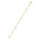 Pulsera de Oro Amarillo de 18kt con Rombos