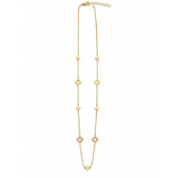 Gargantilla de Oro Amarillo de 18kt con Rombos