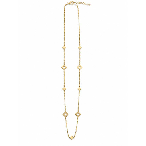 Gargantilla de Oro Amarillo de 18kt con Rombos