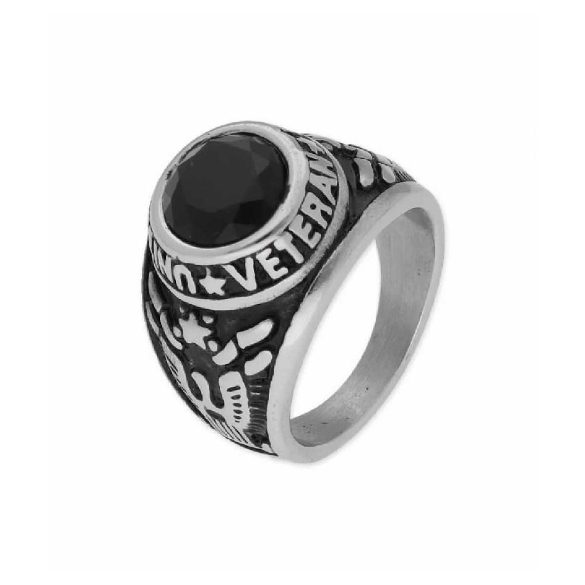 ANILLO ONIX ACERO