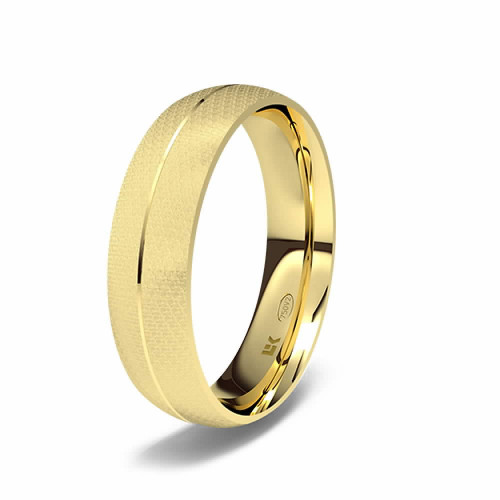 Alianza de oro amarillo almendrada Tui