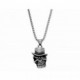 Collar Big Skull acero